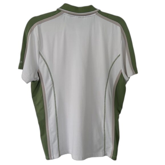 Izod Cool FX Green White Golf Polo Top L Skort 10 Women’s Activewear Set - Picture 3 of 12